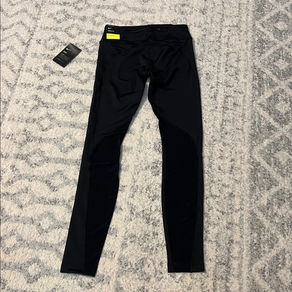 Nike Black Leggings with White Logo